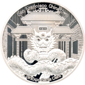 San Francisco 2018 Silver Panda, Chinatown Dragon